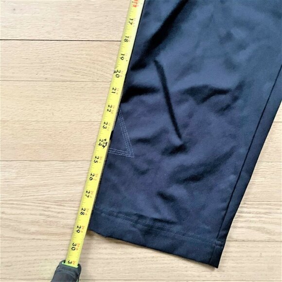 Nike Women Pants 100% Polyester convertible roll up Adjustable Waist Blue Small - Picture 8 of 12